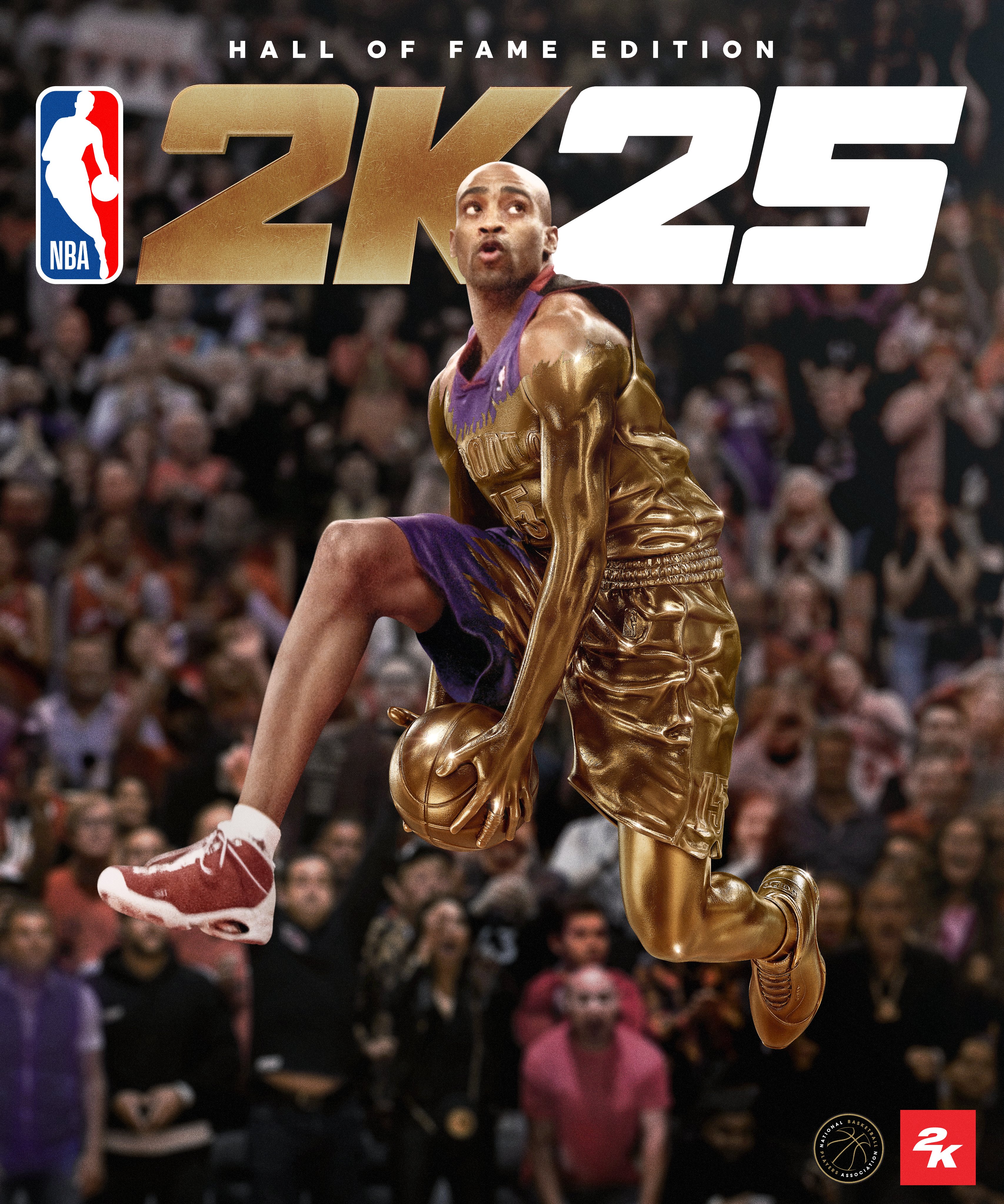 半人半神！文斯-卡特成NBA2K25名人堂版封面人物